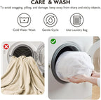 EMME Muslin Blankets for Adults Throw Blanket for Couch Breathable Gauze Soft - Image 8