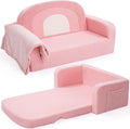 Foryoomi Extra Wide Kids Couch, 2-in-1 Soft Toddler Couch by Unknown