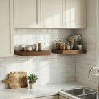 Dreamland Floating Shelves for Wall, Small Deep Floating Shelf Square Wall Shelf - Image 2