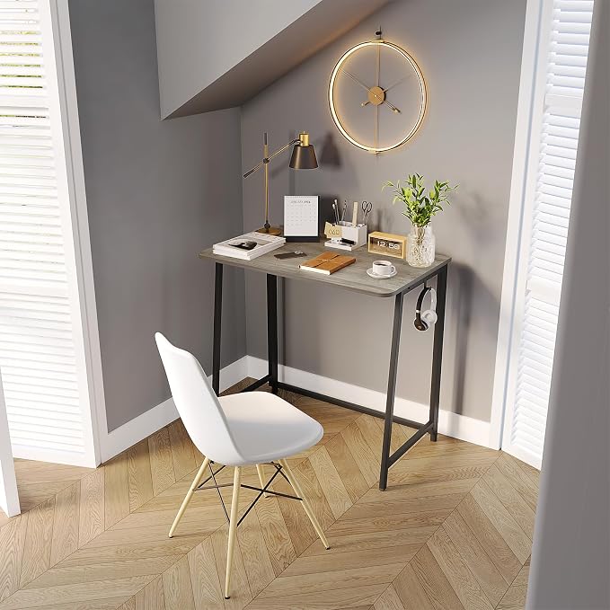 WOHOMO Folding Desk, Small Foldable Desk 31.5" - Image 5