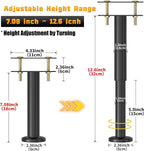 Wlrrcwdttc 4 Pcs Adjustable Height Bed Support Legs 7.08-12.6 inch, Bed Frame - Image 2