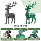 Nicpro Metallic Emerald Green Acrylic Paint, 8.45oz/250ml Large Pearlescent - Image 6