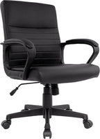STAPLES Tervina Luxura Mid-Back Manager Chair by Staples