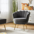 HULALA HOME Modern Velvet Accent Chair by HULALAHOME