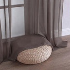 Chocolate Sheer Curtains 120 Inches Long 2 Panels Set, 59 Inch Extra Wide Soft - Image 6