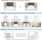 MIULEE 17x17 Inch Throw Pillow Insert - Image 6
