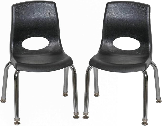 Children’s Factory MyPosture Plus 10" Chair, 2 Pack, Stackable Ergonomic by Angeles