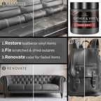 Leather Recoloring Balm and Scratch Repair Kit, Dark Gray Leather Restorer - Image 3