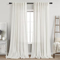 Extra Long 108 Inch Curtains Linen by Nanspring