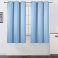 Sky Blue Thermal Blackout Curtains/38 x 63 Inch/Set of 2 Panels Room Darkening by Lemomo