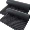OLANLY 2-Pack Front Door Mats 47x32, Waterproof Heavy-Duty Doormats | Charcoal by OLANLY