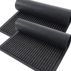 OLANLY 2-Pack Front Door Mats 47x32, Waterproof Heavy-Duty Doormats | Charcoal by OLANLY