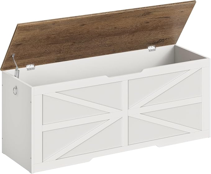CHOEZON Storage Chest, 47.2" Wooden Storage Trunk, Modern Storage Bench by Choezon