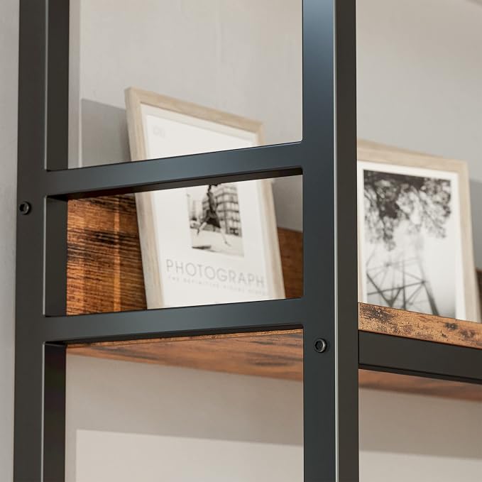IRONCK Corner Shelf 5 Tiers 70LB Capacity L-Shaped Bookshelf - Image 6