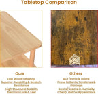 Solid Wood Side Table, Small Retro End Table, Narrow Couch Side Table - Image 6