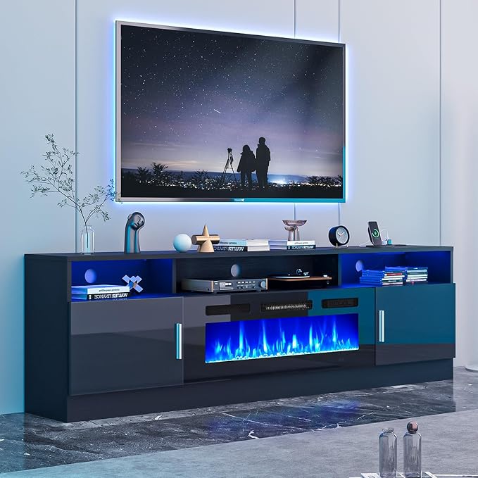 oneinmil 70" Fireplace TV Stand - Image 2