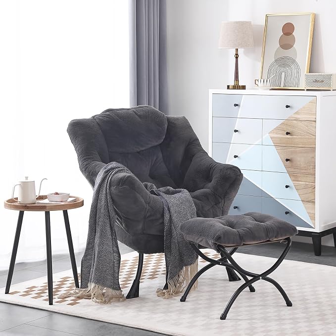 LITA Modern Accent Leisure Upholstered Sofa Chair, Lounge Reading Chair - Image 2
