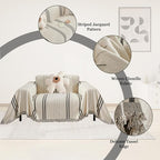 DREAMINGO Armchair Cover Washable Chenille Sofa Protector - Image 2