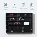 HOMCOM 5-Tier Display Cabinet, Glass Door Cabinet - Image 6
