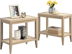 SICOTAS Rattan Nightstands Set of 2 by SICOTAS
