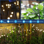 TONULAX Solar Garden Lights 8 Pack - Image 4