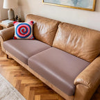 Fuloon Faux Leather Couch Cushion Slipcover, Waterproof Stretch Covers - Image 4