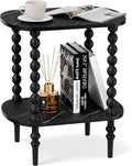 2-Tier Side Table, Small End Table by Unknown