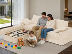 Upgrade Boneless Couch with Storage, Extra Deep&High Seat Modular Sectional - Image 2