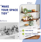 Goovilla Shelf Bracket, Heavy Duty Floating Shelf Brackets 12 inch Long - Image 5