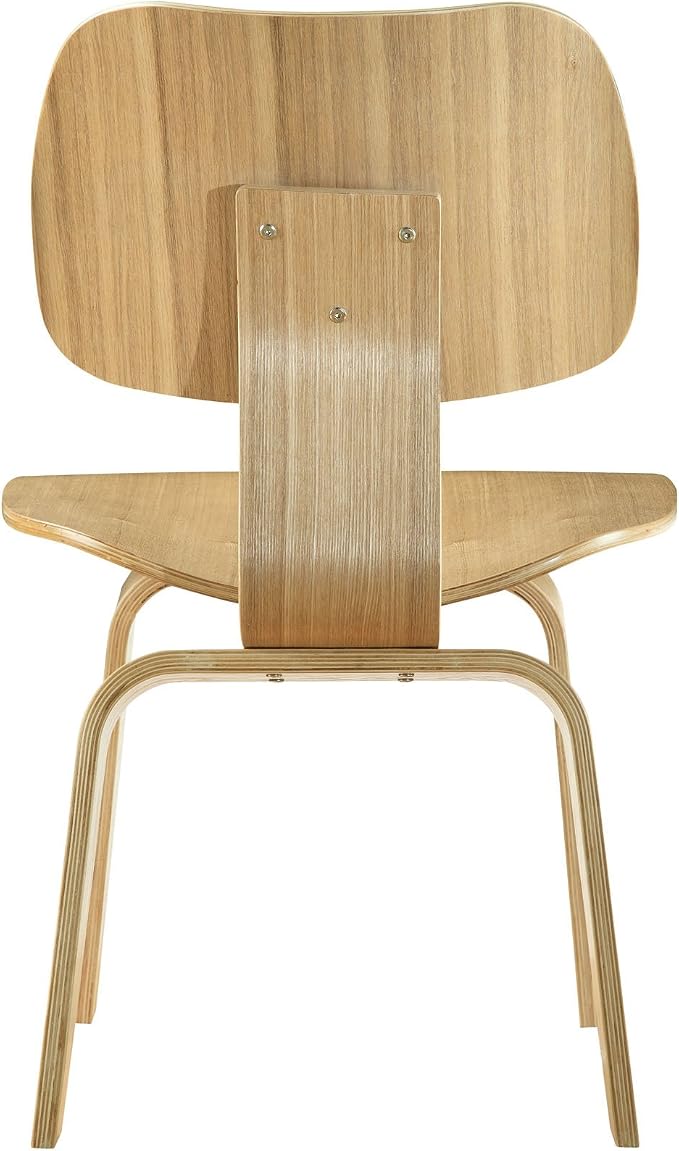 Modway Fathom Mid-Century Modern Molded Plywood Six Kitchen and Dining Room - Image 4