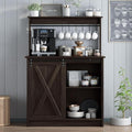 4ever2buy Farmhouse Coffee Bar Cabinet by 4ever2buy