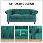 AVZEAR Living Room Loveseat Sofa, Upholstered Sofa Modern Loveseat Sofa - Image 7