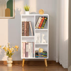 YAHARBO Small White Bookshelf, 3 Tier Modern Kids Bookcase - Image 3