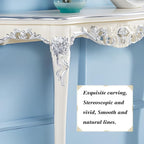 Vintage French Console Table, Wood Entryway Table - Image 4