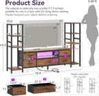 Casaottima TV Stand for 40/50/55 Inch TV, Low-Profile Entertainment Center - Image 3