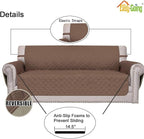 Easy-Going Reversible Couch Cover, 4 Seater Sofa, Washable Slipcover - Image 3