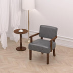 FAGAGA PU Leather Accent Chair, Oversized Living Room Chairs - Image 3