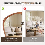 WallBeyond Asymmetrical Mirror, Irregular Wall Mirror, Wall Mirrors Decorative - Image 4
