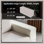 OHSIO Sectional Couch Covers, Wear Resistant Stretch Sofa Covers Washable Soft - Image 2