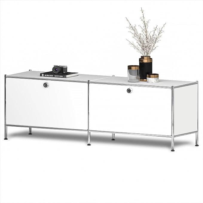 Metal Low Board Storage Cabinet by SIMPLINK