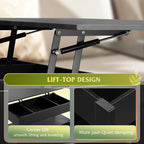 WLIVE Coffee Table, Lift Top Coffee Table - Image 5
