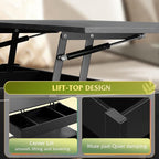 WLIVE Coffee Table, Lift Top Coffee Table - Image 5