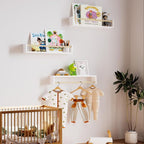 Fixwal Nursery Bookshelves, 16.5 Inch Floating Shelves - Image 2