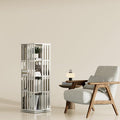 YOWOS Rotating Bookshelf Tower, 360° Display Spinning Bookcase, Bamboo by YOWOS