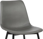 Armen Living Monte Mid Century Modern Dining Accent Chair - Image 9