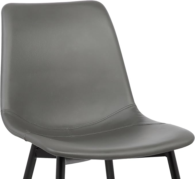 Armen Living Monte Mid Century Modern Dining Accent Chair - Image 9