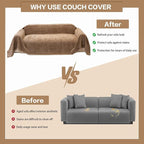 DREAMINGO Chenille Sofa Cover Washable Pet Couch Protector Cover Textured Couch - Image 5