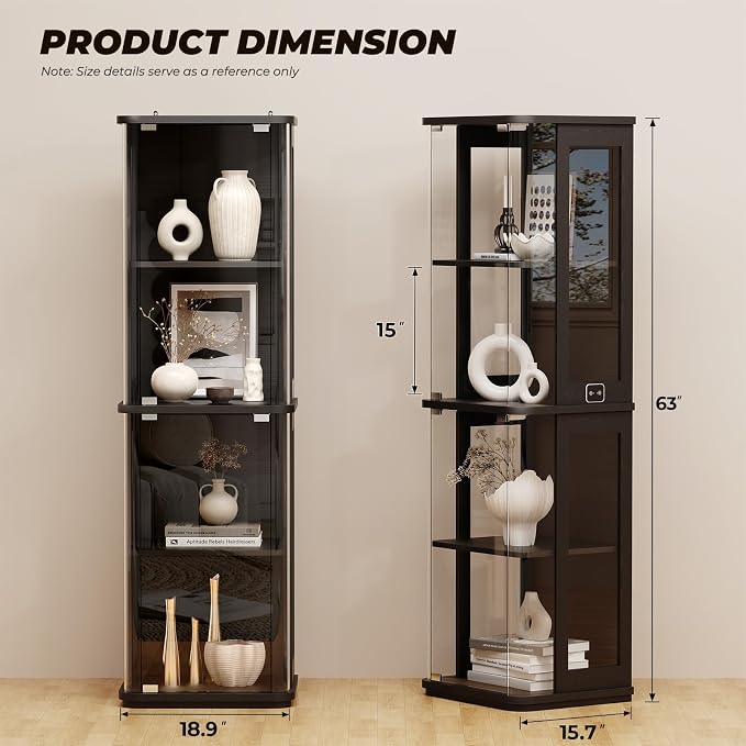 BROTTAR Rounded Display Cabinet - Image 2