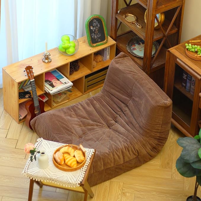N&V Fireside Floor Sofa- Mid-Century Modern Armless Lounge Chair - Image 4