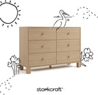 Storkcraft California 6 Drawer Double Dresser – GREENGUARD Gold Certified - Image 8